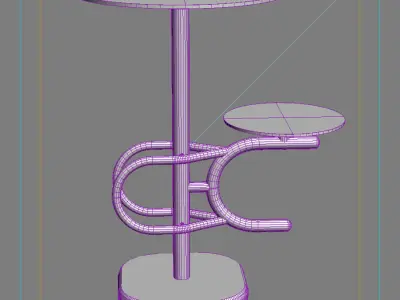 Table Telephone 05 3D model