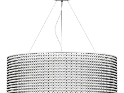 Gioia chandelier with glass pendants 100x45x97 3D model