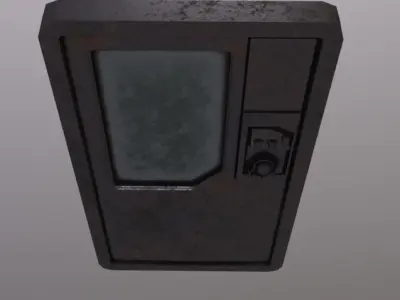 SAS Door Low-poly 3D model