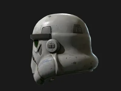Storm trooper Low-poly 3D model