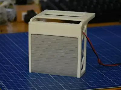 Sectional door for modelship Typ B 3D print model