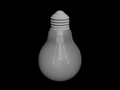 Incandescent light bulbs model for 3dsMax 2020 3D model