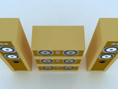 Speaker Model SM1 3D model