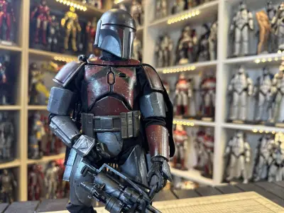 Mandalorian Armor Kit OneSix OneSixth 12inch Star Wars 3D print model