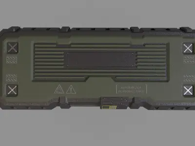 Ammo Box SciFi 3D model
