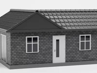 -Stylised House V2- 3D model