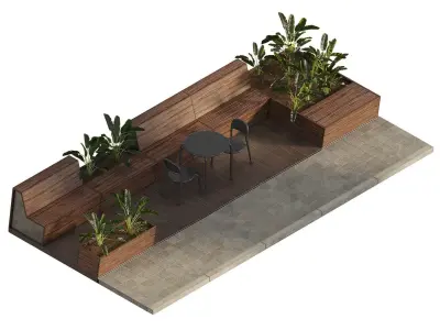 Parklet 2 3D model