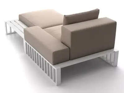 Docks chaise lounge 3D model
