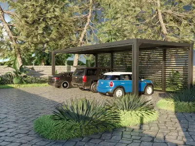 Modern House 3D model 45