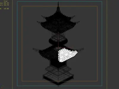 Game Brothel - Stone Tower 2701 3D model