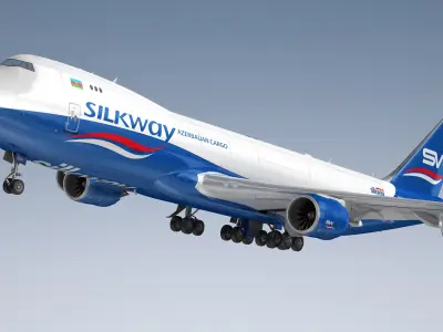  Boeing 747-8F Silk Way West Airlines 