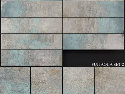 Yurtbay Seramik Fuji Aqua Set 2 3D model