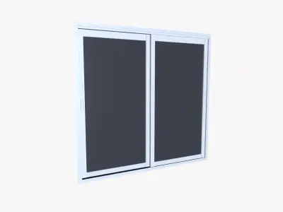 Window Low-poly 3D model