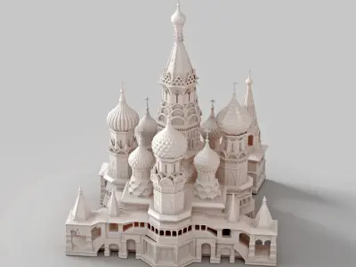 Saint Basils Cathedral printable model 3D print model