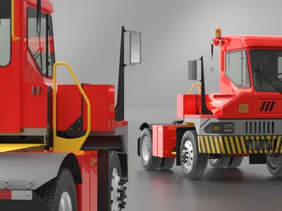  Ottawa T2E Terminal Yard Tractor Red 