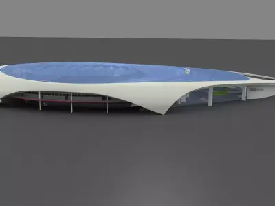 Sofi Stadium California 3d Model 3D model