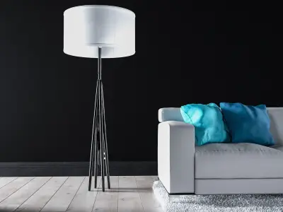 Sofa set - Interior Furniture 03 3D model