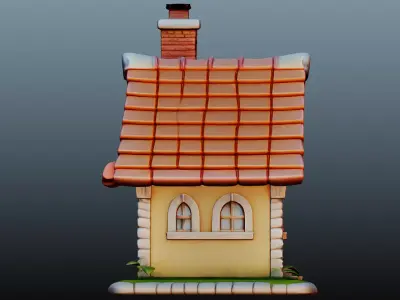 Mediaval fantasy house  3D model
