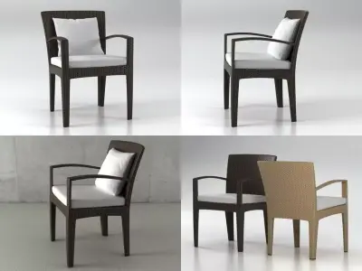 Panama Armchair 3D model