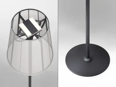 Alone Floor Lamp 3D model
