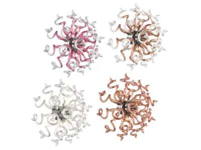 89065x Medusa Lightstar Sconce Chandelier 3D model