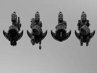 Modular Greater Good alt drones construction kit 3D print model