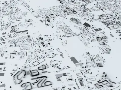 Dresden Streets and Buildings 3D model