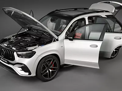 2024 Mercedes-Benz GLE 53 AMG 3D model