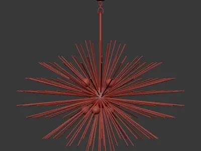 Andromeda Chandelier 3D model purchase