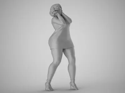 Street Girl 2 3D print model