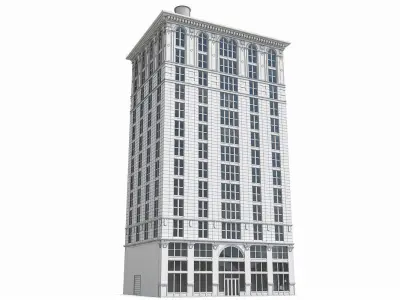 New York Building Low-poly 3D model purchase