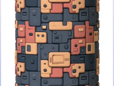 SciFi Seamless Texture Texture 19