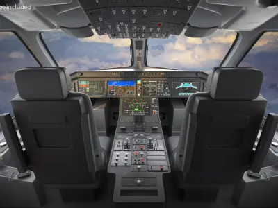  Embraer C 390 Millennium Transport Aircraft Gray 