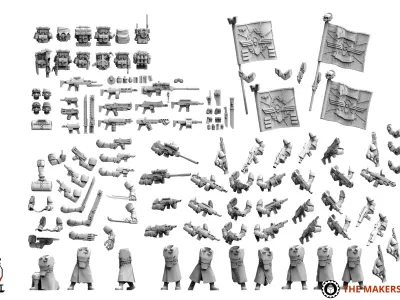 Universal Guard - Winter Assault 3D print model