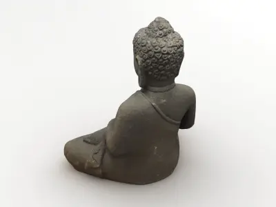 Buddha Statue 005 3D model