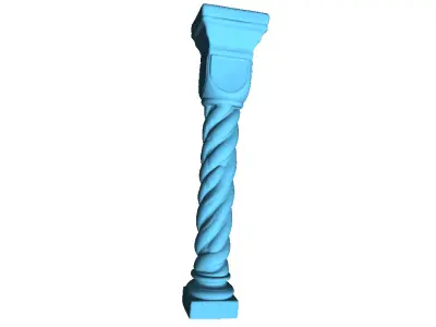 Stone pillar 01 3D print model