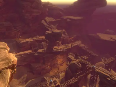 Canyon Mining Environment Pack Low-poly 3D model