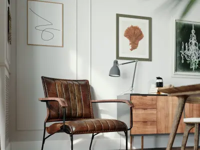 Interior Scene 01 - Corona sample 3D model
