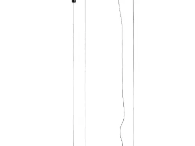 Linea Light Group Tour Slim Pendant Lamps 3D model