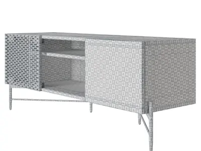 Kave Home Milian TV stand Low-poly 3D model