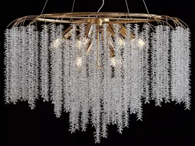 De Rossi Crystal Chandelier 3D model