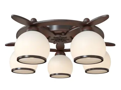 Ceiling chandelier OML-50507-05 and OML-50517-05 3D model