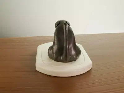 Dog and Child Figurine 3D model