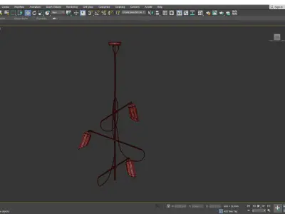 PLIVERRE CHANDELIER Low-poly 3D model