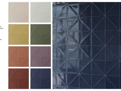 Right Triangle Tiles in Rhombus Layout Texture