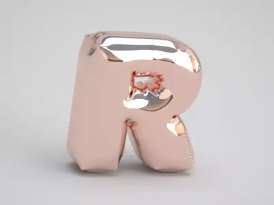 R Balloon Copper 3D model