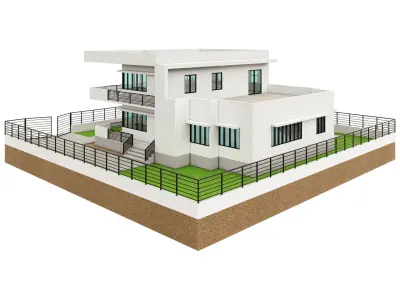 Modern House 4 3D model