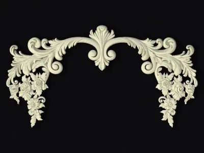Decor for furniture 3D model 52