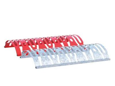 Bicycle stands flat 3D model