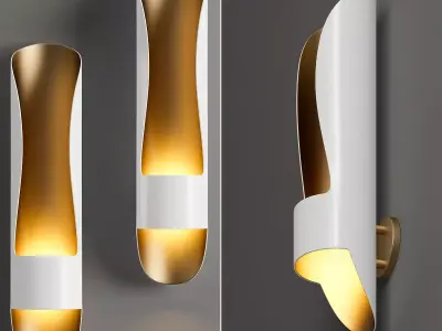 PVC luminaire wall lamp 3D model